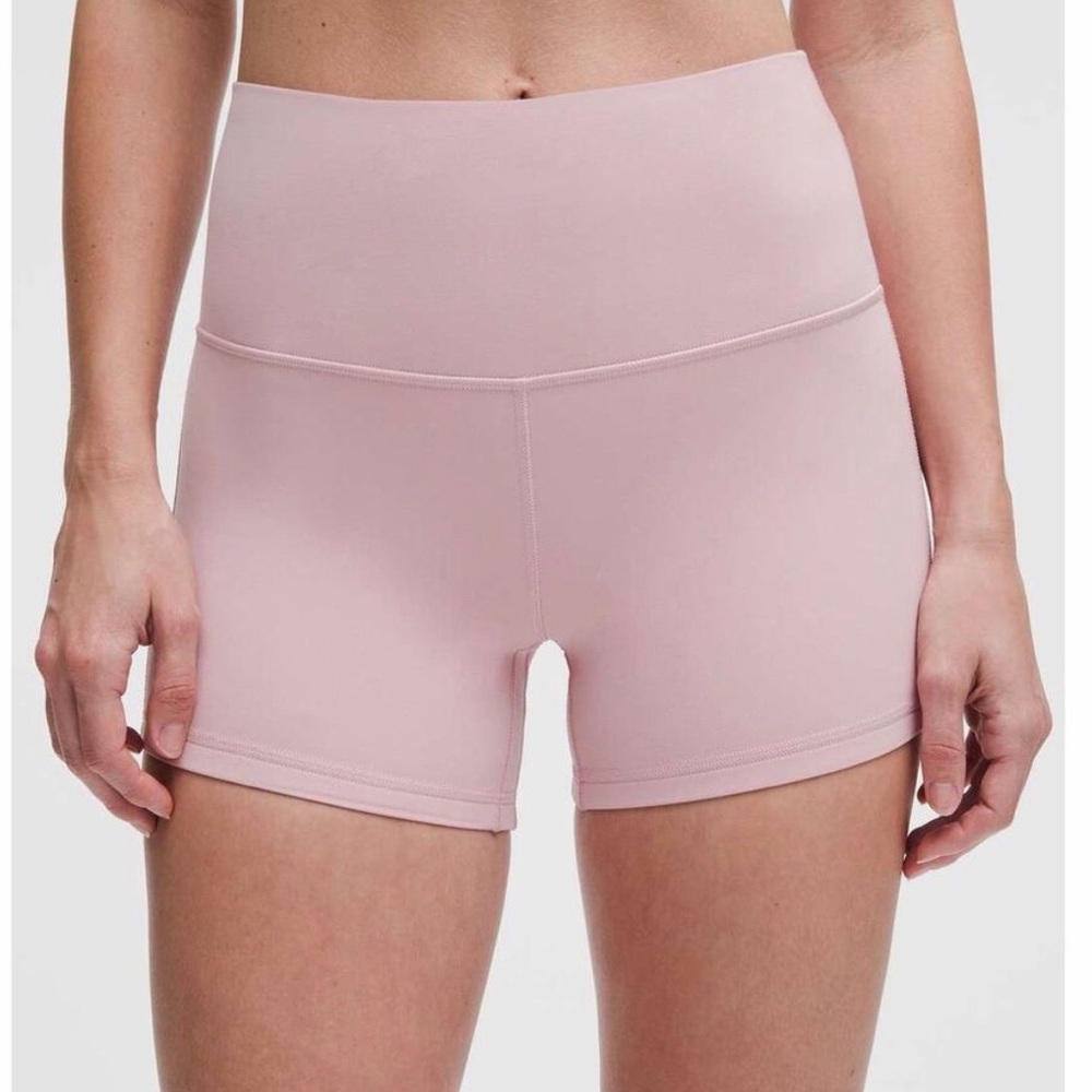 NWT Lululemon Align High-Rise Shorts 4” Pink Haze Size 8